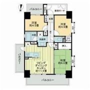 ライオンズマンション本川越駅前の間取り画像