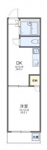 レオパレス本城東四番館の間取り画像