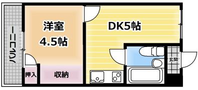 田中ハイツの間取り画像