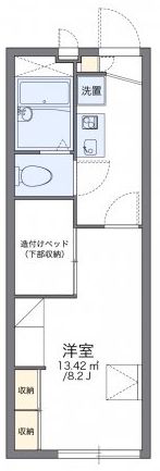 レオパレスコラボレートの間取り画像
