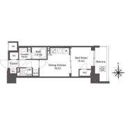 コンフォリア東新宿の間取り画像