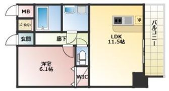 S-RESIDENCE新大阪駅前の間取り画像