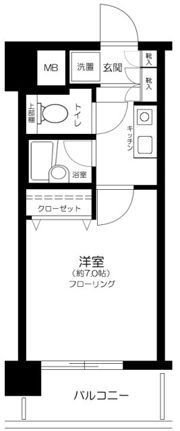 セントパレス錦糸町の間取り画像