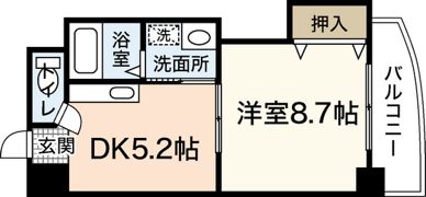 メイプル吉島の間取り画像