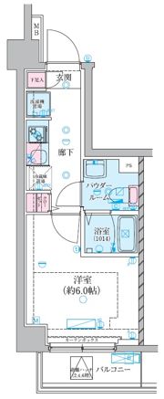 GENOVIA堀切菖蒲園の間取り画像