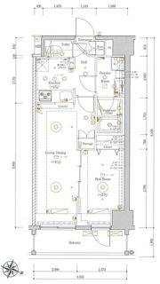 GENOVIA王子神谷skygardenの間取り画像