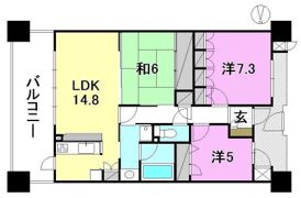 アルファステイツ勝山通りの間取り画像