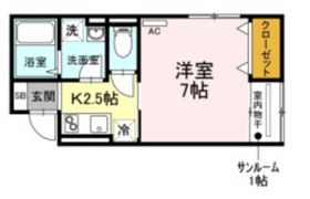 Sunrise岡山駅前の間取り画像