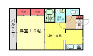 ドリームステージ西長住の間取り画像