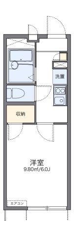 レオパレスフォーエヴァーの間取り画像