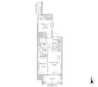 パークアクシス新御徒町Eastの間取り画像