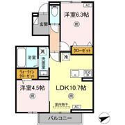 D-resena古川Ⅰの間取り画像