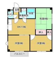 深山マンションの間取り画像