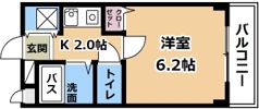 ウィズ秀和Ⅱの間取り画像