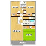 アンティームつくばの間取り画像