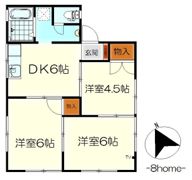 ホームオアシス広駅の間取り画像