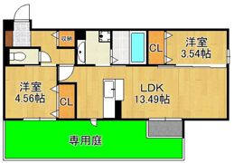 Polonia Wakamatsu A棟の間取り画像