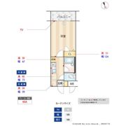 ルクレ津田沼の間取り画像