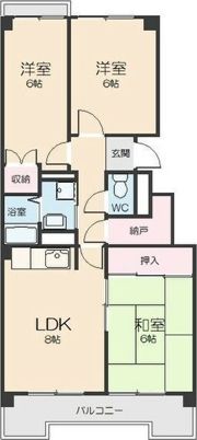 メゾン平中の間取り画像