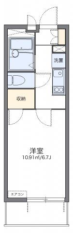 レオパレスサンヴィレッジの間取り画像