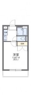 レオパレス城南田村の間取り画像