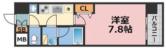 コンフォリア心斎橋EASTの間取り画像