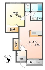 ボンヌールの間取り画像