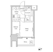 ザ・パークハビオ北千住の間取り画像