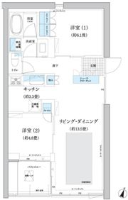 ガーデニエール砧 WESTの間取り画像