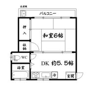 めぐみ荘の間取り画像