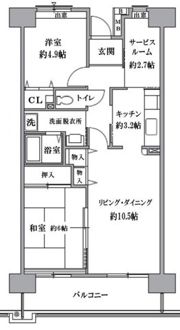 T’s garden清瀬の間取り画像