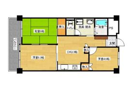 クレスト東雲の間取り画像