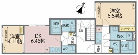 カインドネス新座Northの間取り画像