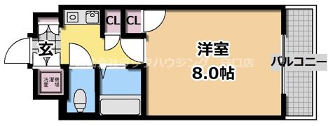 メリーパレスの間取り画像