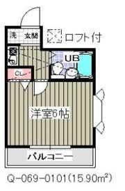 ローズアパート(Q-069)の間取り画像