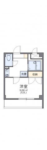 レオパレス楠の間取り画像