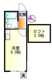 ローズパレス鹿島田の間取り画像