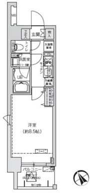 ブランシエスタ駒込の間取り画像