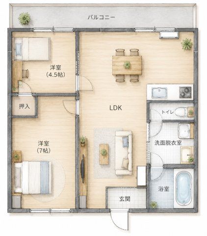 間取図