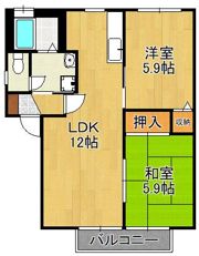 プレステージ華里Iの間取り画像