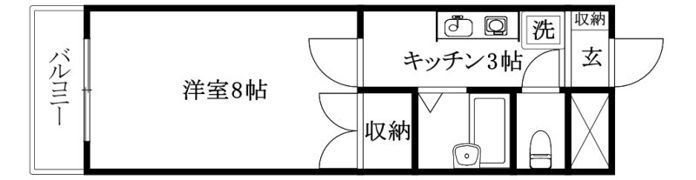 池内マンションの間取り画像