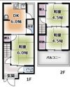 葛原新町堂前貸家の間取り画像