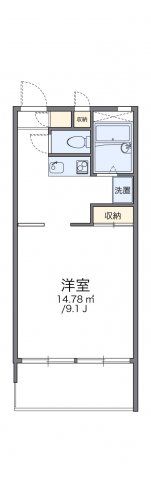 レオパレスサンライズマンション近見町の間取り画像
