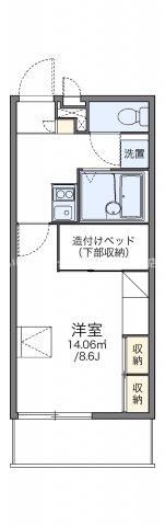 レオパレスラルマン 福岡町の間取り画像