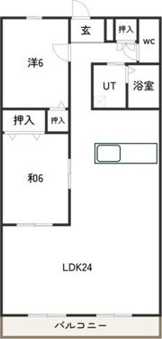 アビタシオンAの間取り画像