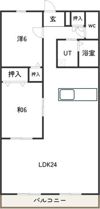 アビタシオンAの間取り画像