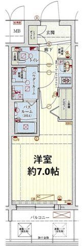 スワンズシティ大阪フルーアの間取り画像