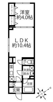 クリオ ラモード水天宮前の間取り画像