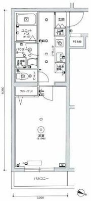 スカイコート板橋本町の間取り画像