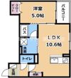 ウォグノォつきのわの間取り画像